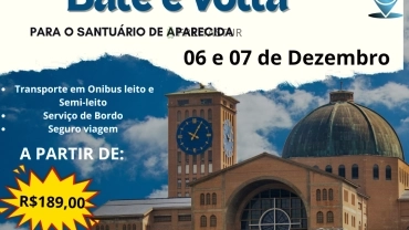 Bate e volta Aparecida Dezembro 